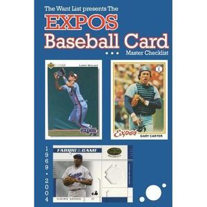 The Expos Baseball Card Master Checklist -- Richard Scott
